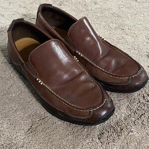 Cole Haan Nikeair Brown Leather Slip On Loafer Men’s Size 13